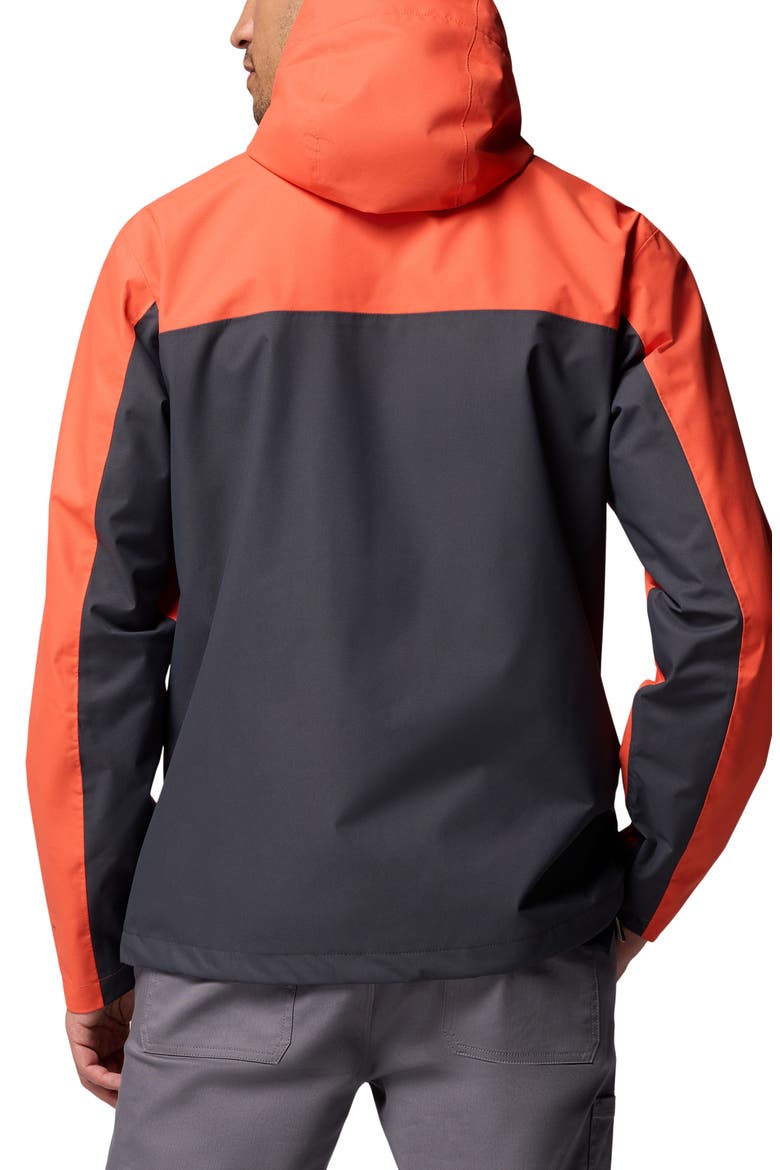 Hikebound™ II Rain Jacket, Alternate, color, ZING/ SHARK