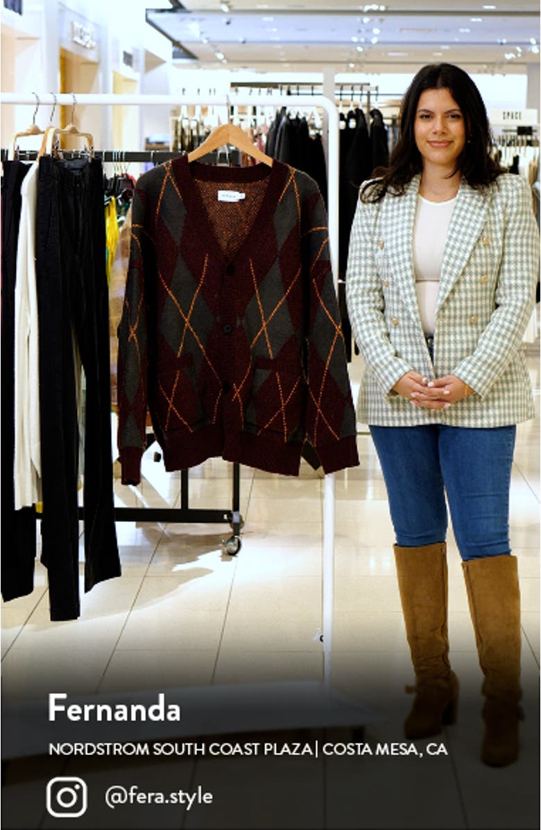 Argyle Cardigan, sales video thumbnail