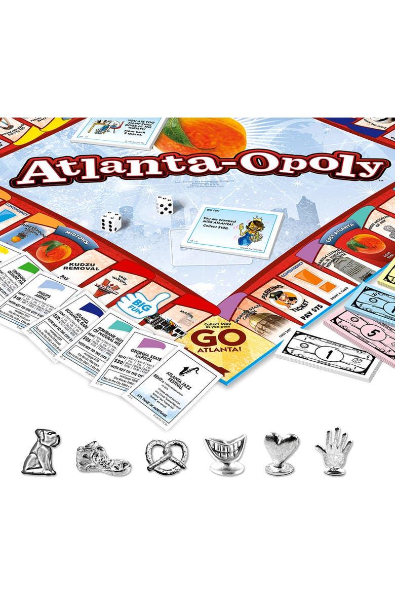 Late for the Sky Atlantaopoly Monopoly Board Game, Alternate, color,