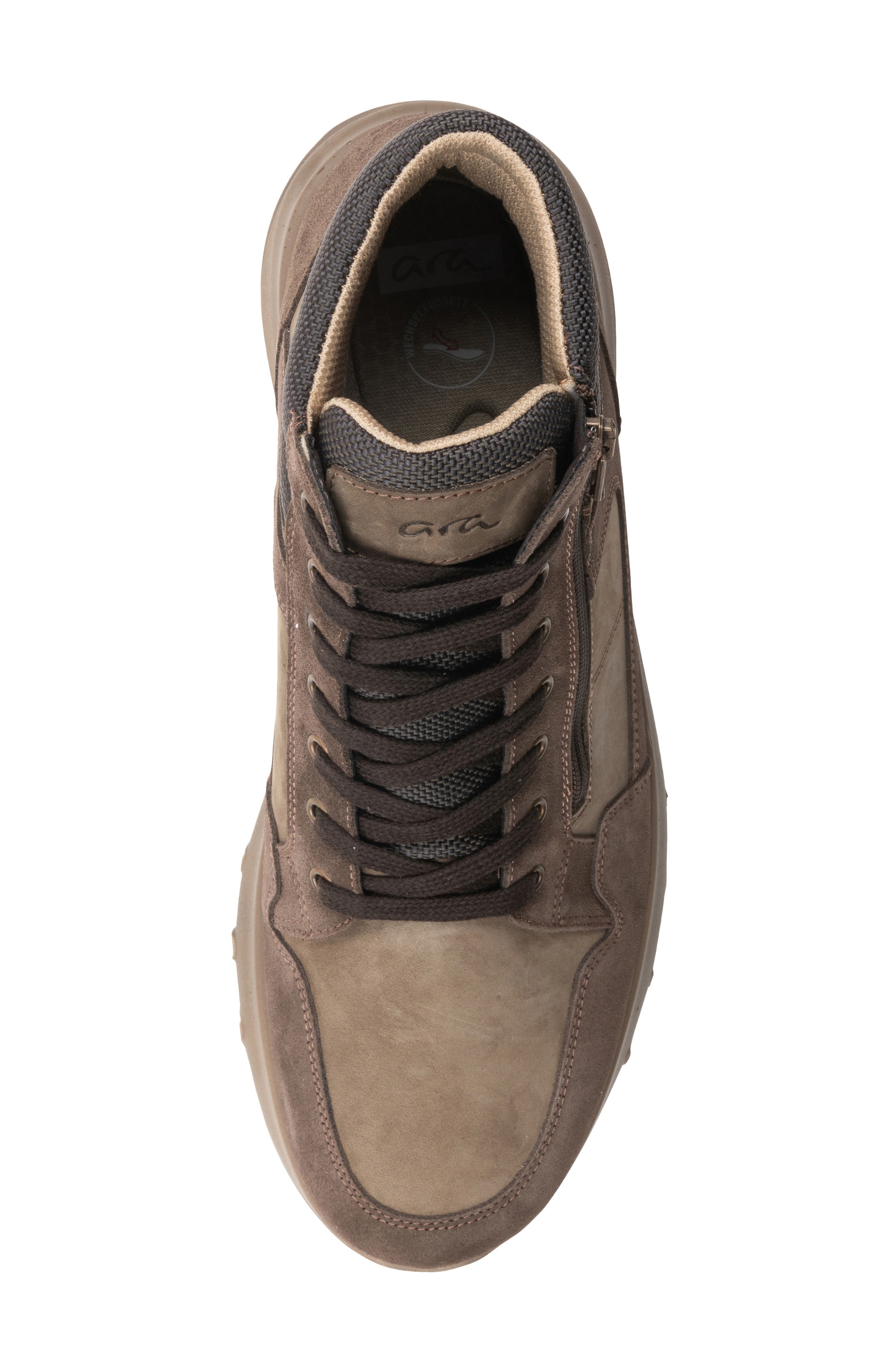 ara Adams Waterproof High Top Sneaker, Alternate, color, 