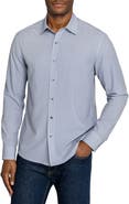 W.R.K Slim Fit Circle Geo Performance Button-Up Shirt