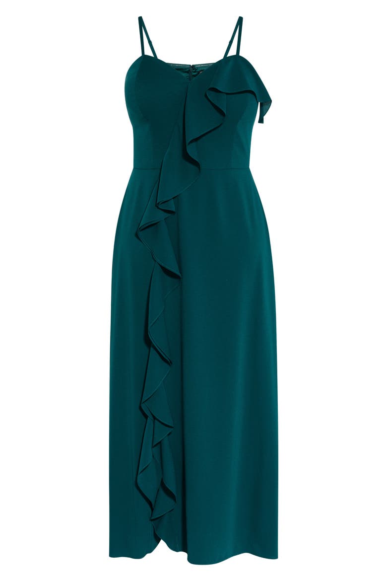 Catalina Maxi Dress, Alternate, color, EMERALD