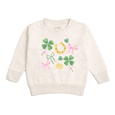 Sweet Shamrock St. Patrick's Day Sweatshirt (Toddler, Little Kid & Big Kid)