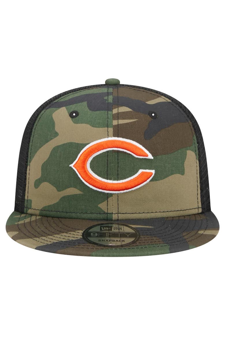 Men's New Era Camo Chicago Bears  Main Trucker 9FIFTY Snapback Hat, Alternate, color, Camo