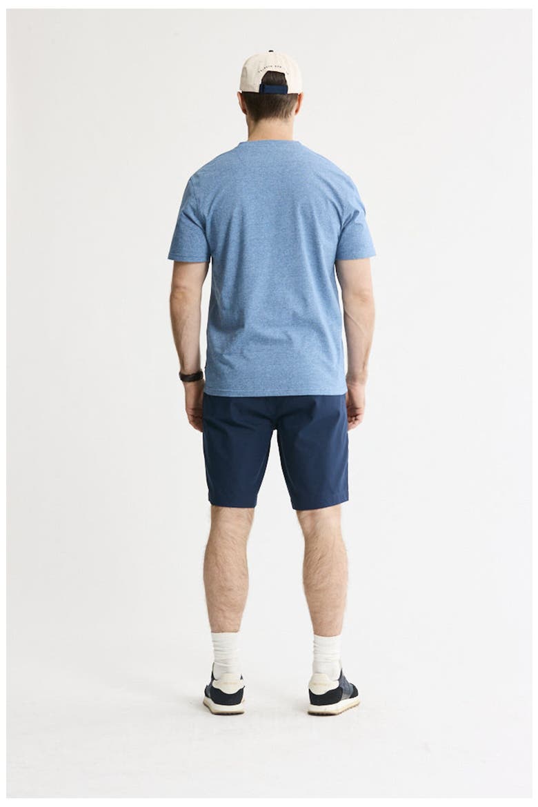 Luxe Knit Short Sleeve Henley Shirt, Alternate, color, Navy