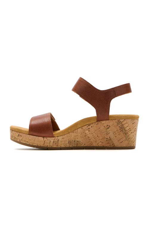 Abeo Riviera Strap Sandal In Caramel - Regular