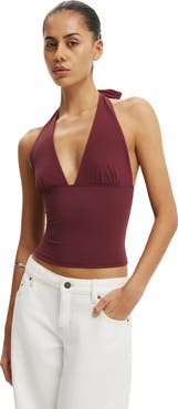 Cotton On Women's Hold Me Gathered Halter