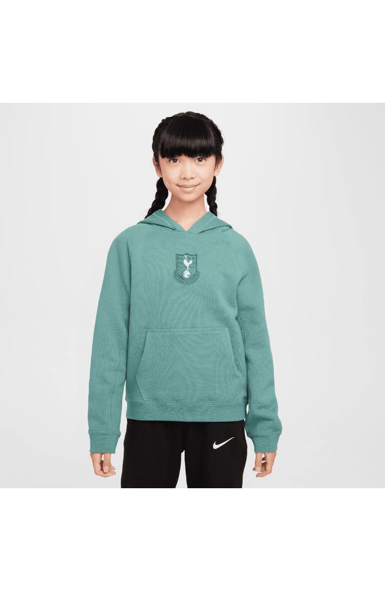 Nike Youth Nike Green Tottenham Hotspur Third Air Pullover Hoodie, Main, color, Green