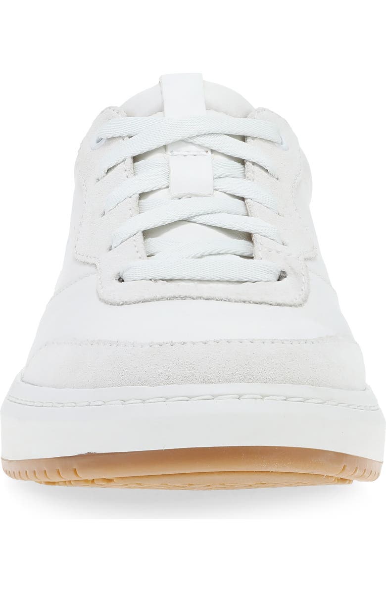 Dansko Josey Leather Sneaker, Alternate, color, White Nappa