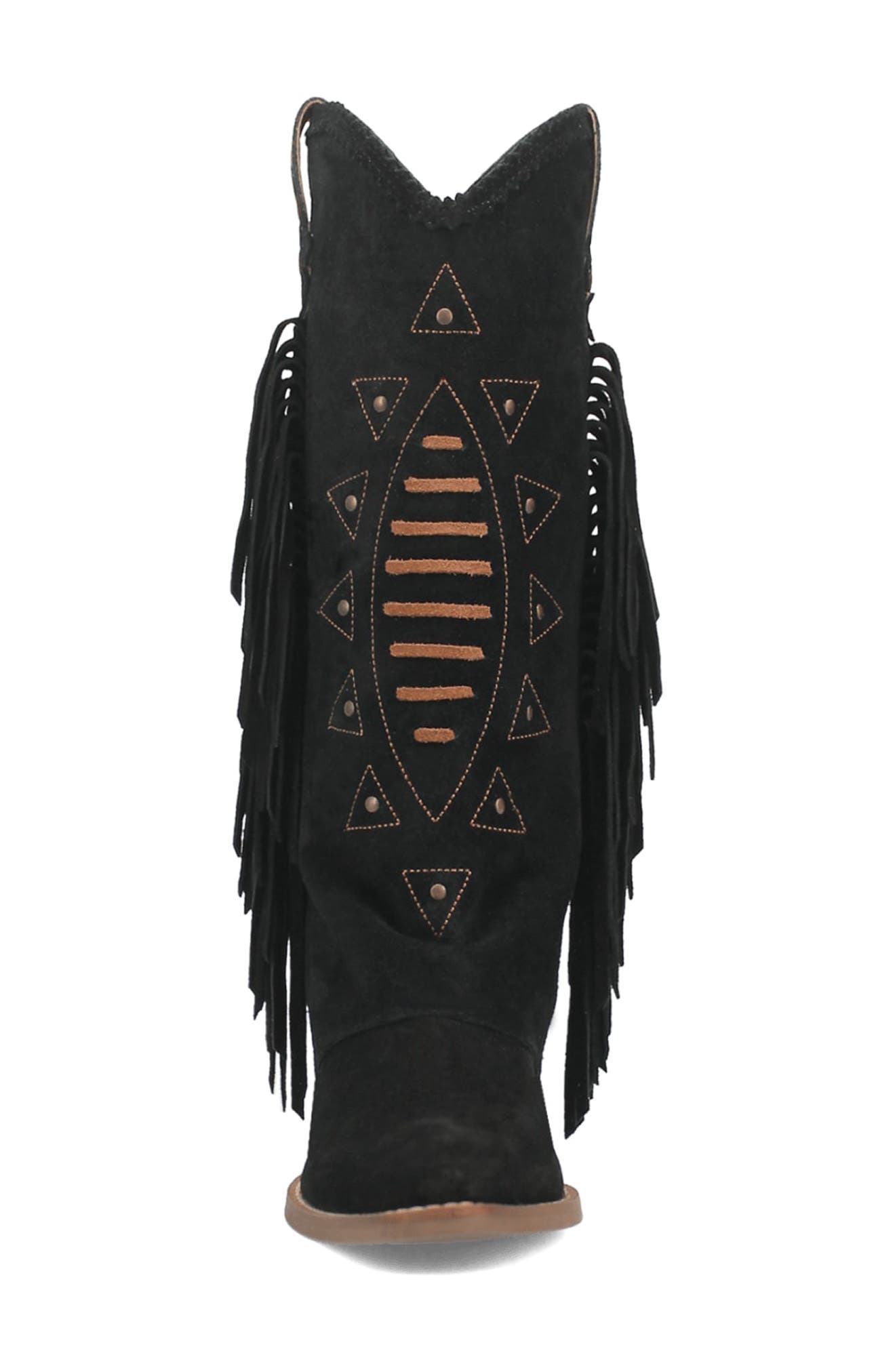 Dingo Spirit Trail Knee High Western Boot, Alternate, color, Black