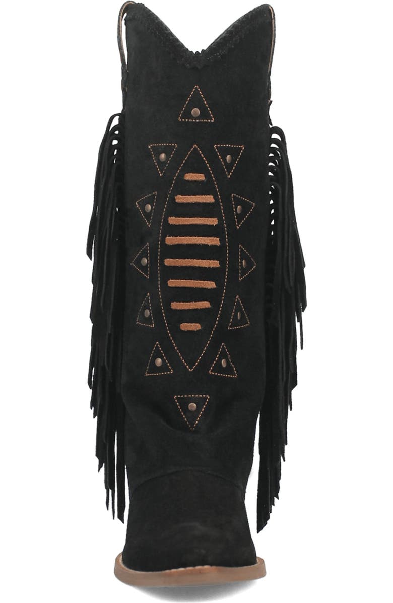 Dingo Spirit Trail Knee High Western Boot, Alternate, color, Black