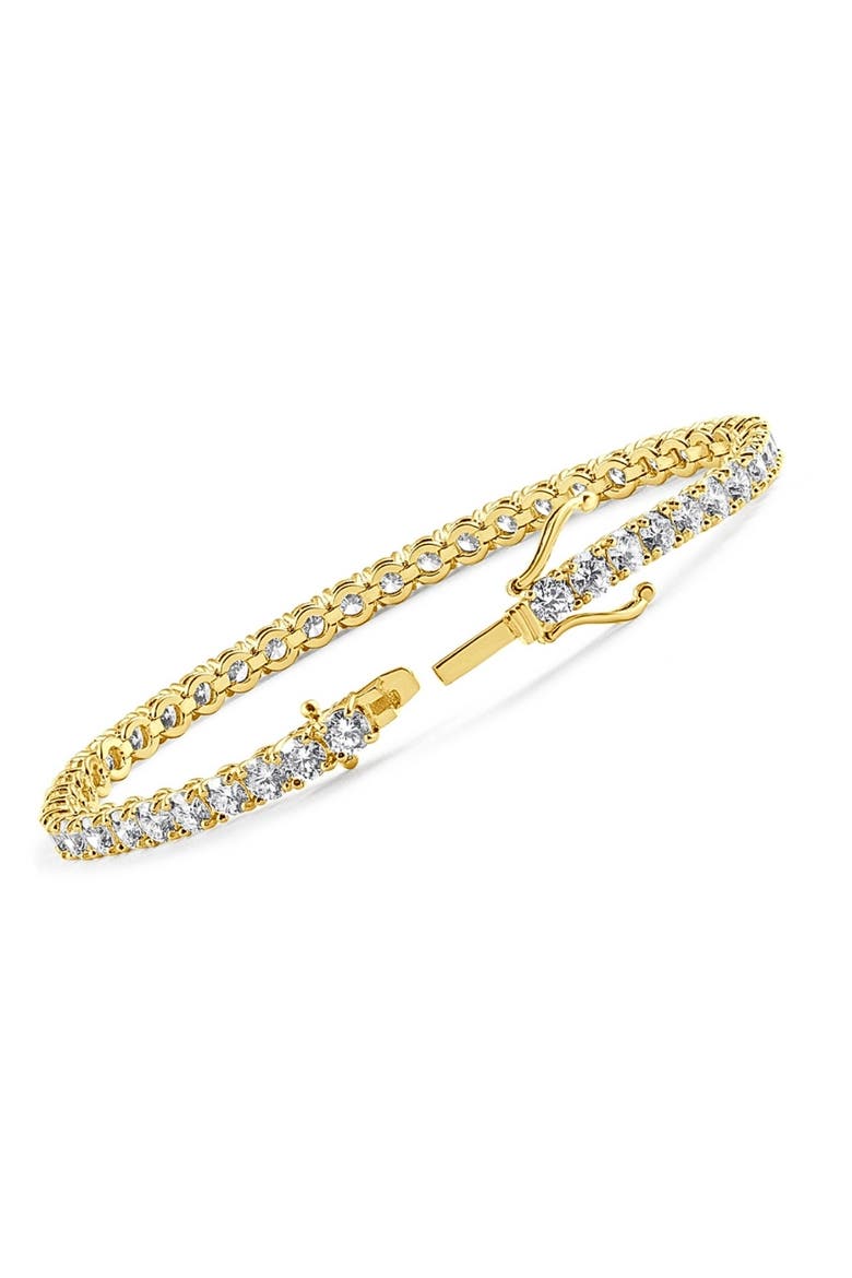 7Ct TW Round Lab Grown Diamond Women's Tennis Bracelet 14K Yellow Gold 7", Alternate, color, 14k Yellow Gold