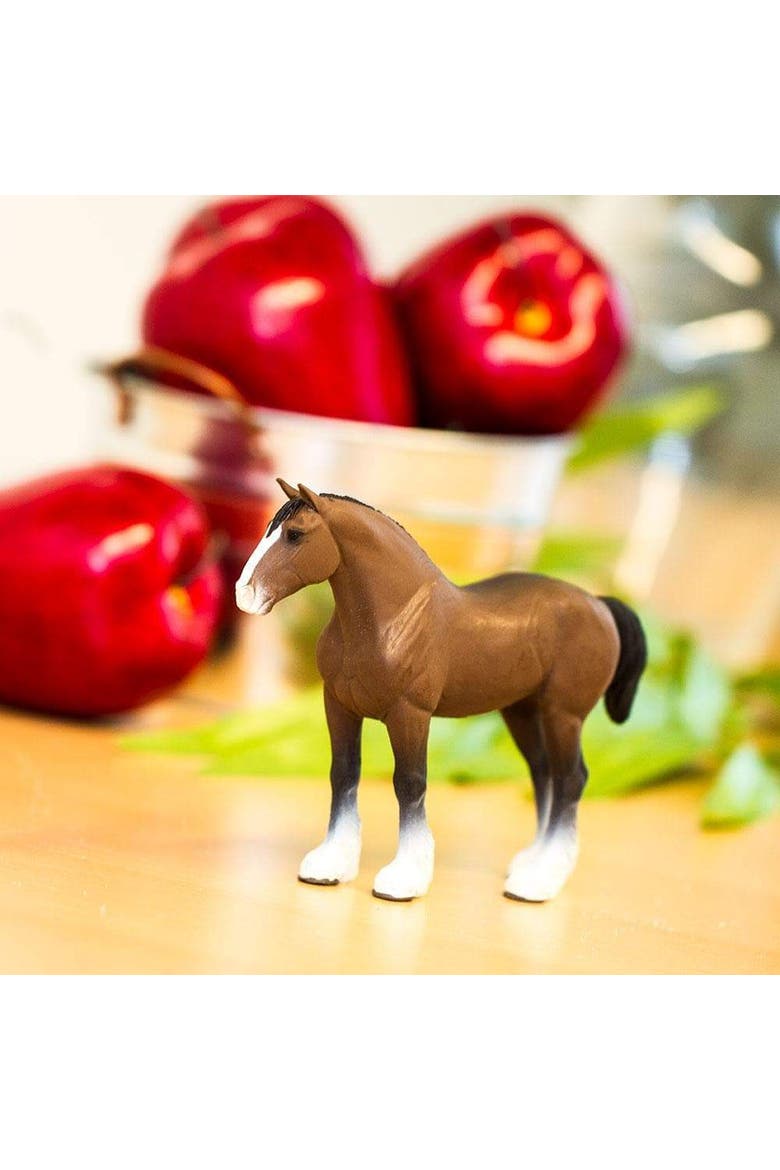 Clydesdale Stallion Horse Toy, Alternate, color, None