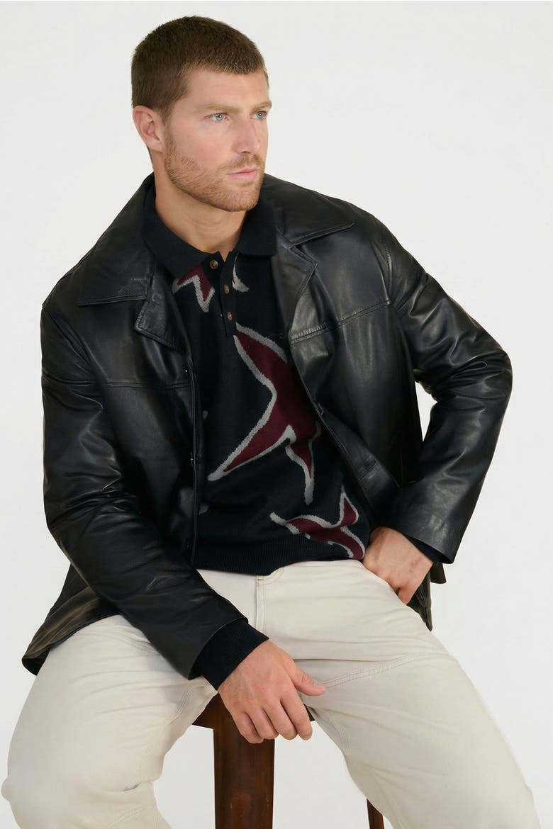 Axel Relaxed Blazer, Alternate, color, Black