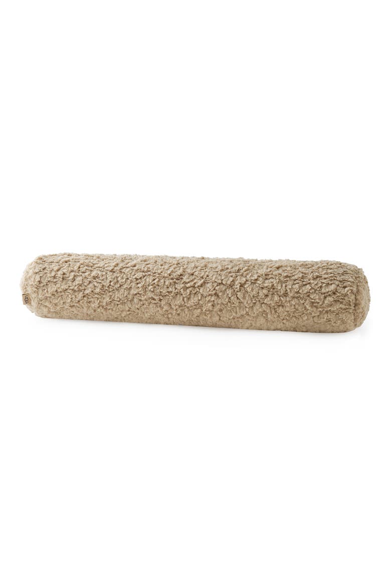 Shira Fleece Accent Pillow, Alternate, color, MUSTARD SEED