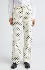 Tanner Fletcher Gender Inclusive Sid Polka Dot Corduroy Pants