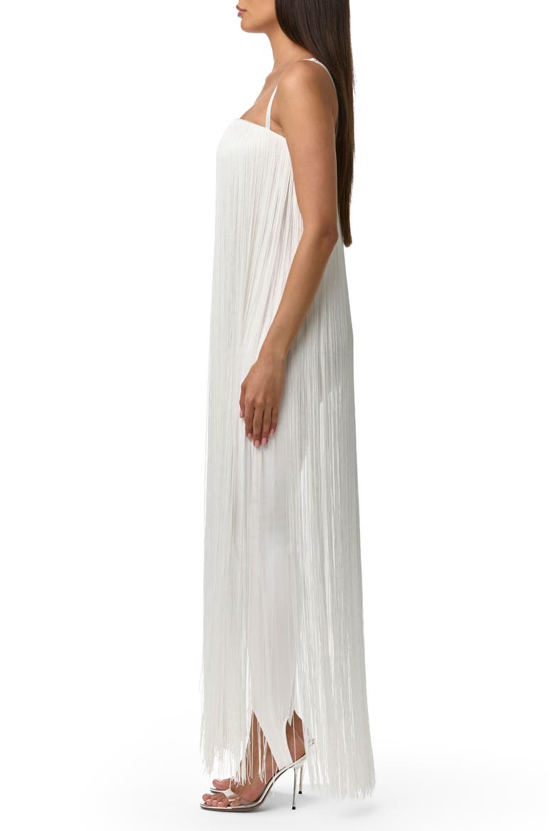 Butter Fringe Romper, Alternate, color, WHITE