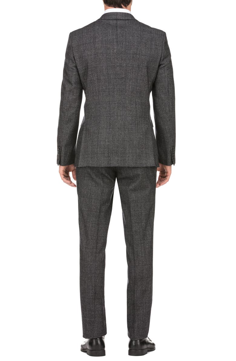 English Laundry 2-Piece Trim Fit Plaid Jacket & Pants Suit Set, Alternate, color,