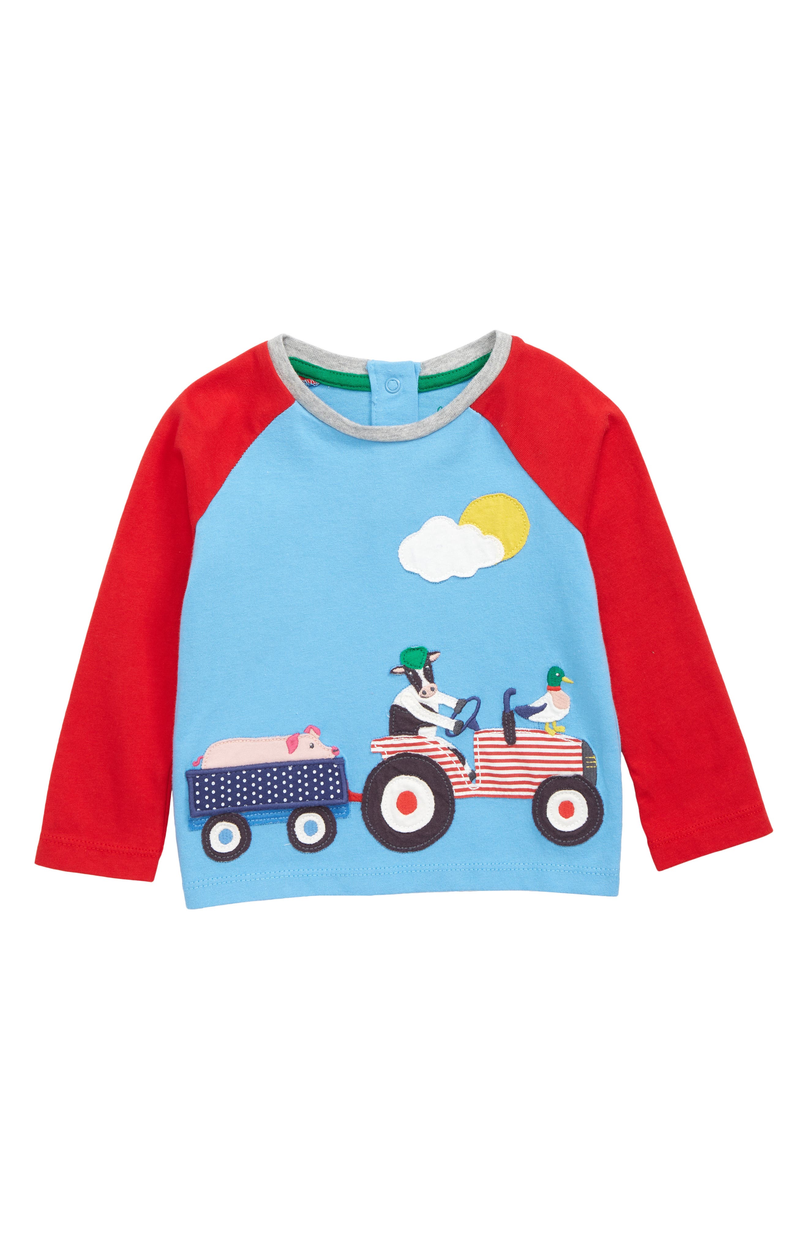 Mini Boden Lift-the-Flap Raglan Long Sleeve T-Shirt | Nordstrom