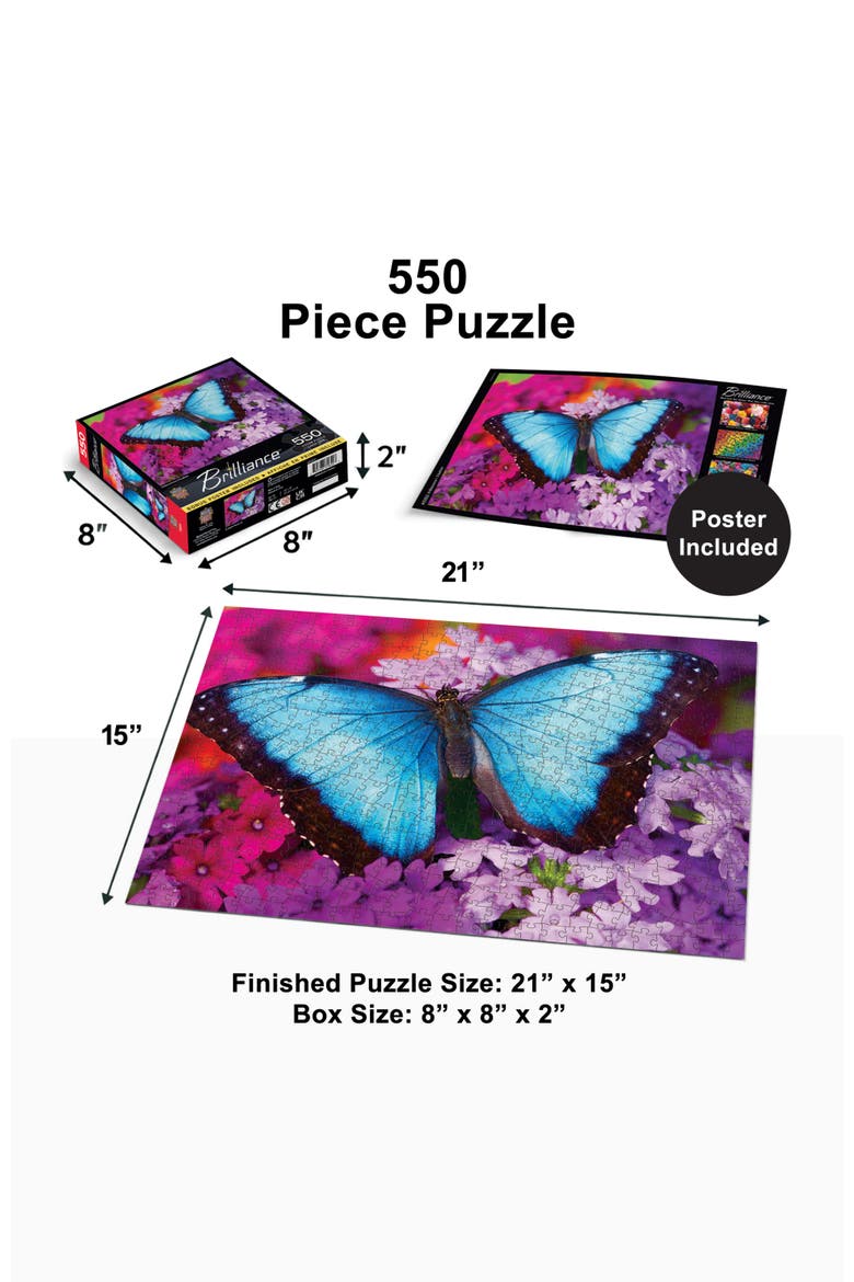 Iridescence 550 Piece Jigsaw Puzzle, Alternate, color, Multicolor