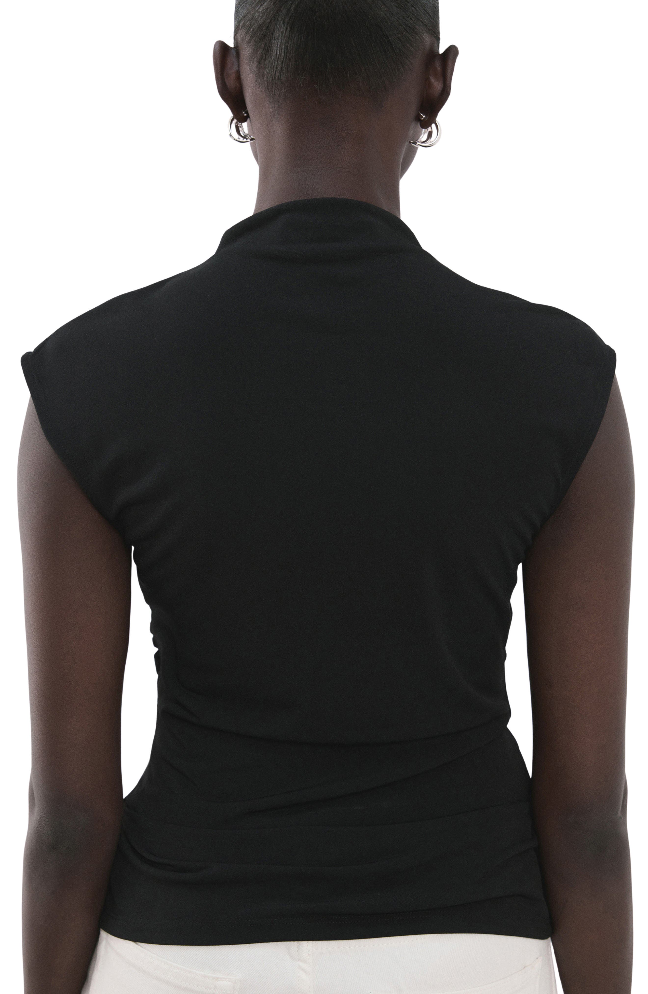 Shirred Faux Wrap Top - image 2
