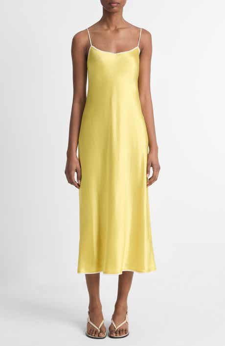 Vince Tipped Satin Slipdress
