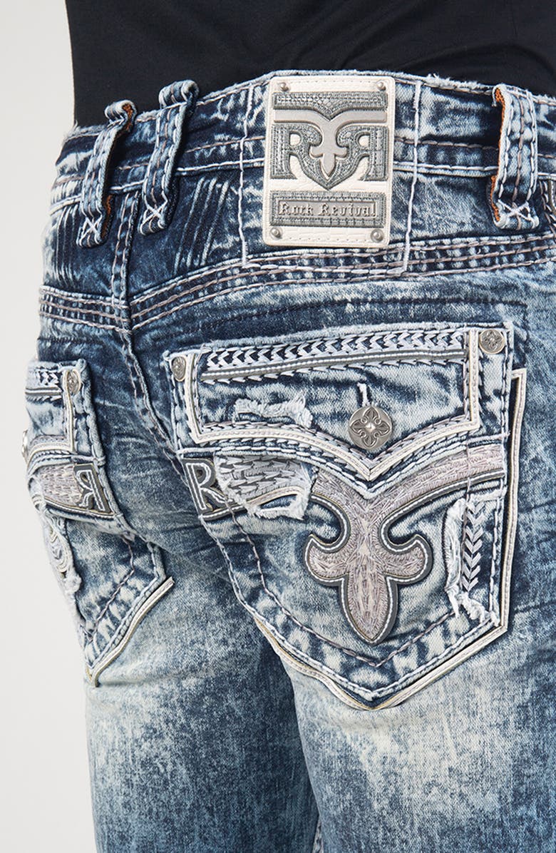 Rock Revival Alternative Straight Leg Stretch Jeans, Alternate, color,