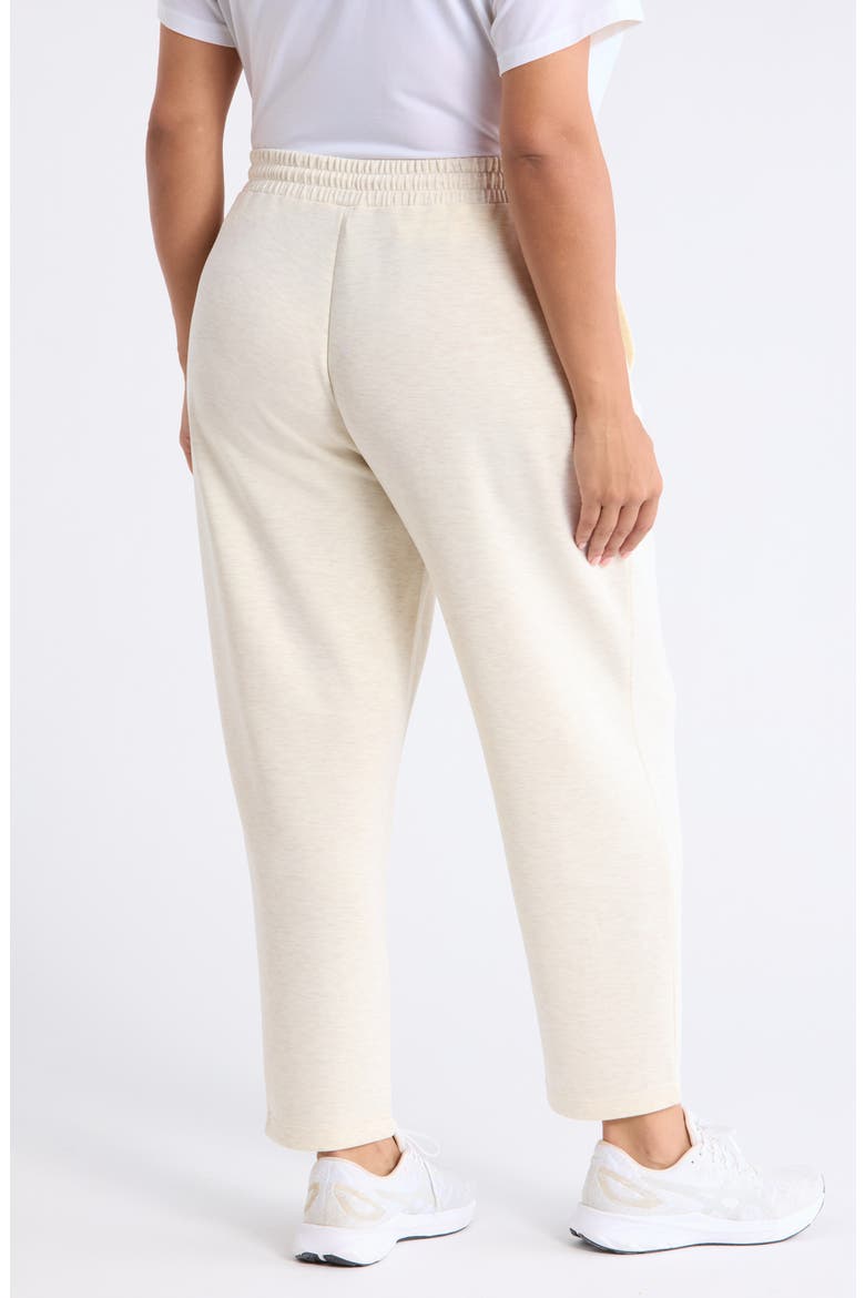 Soft Luxe Tapered Ankle Pants, Alternate, color, IVORY HEATHER- PURPLE