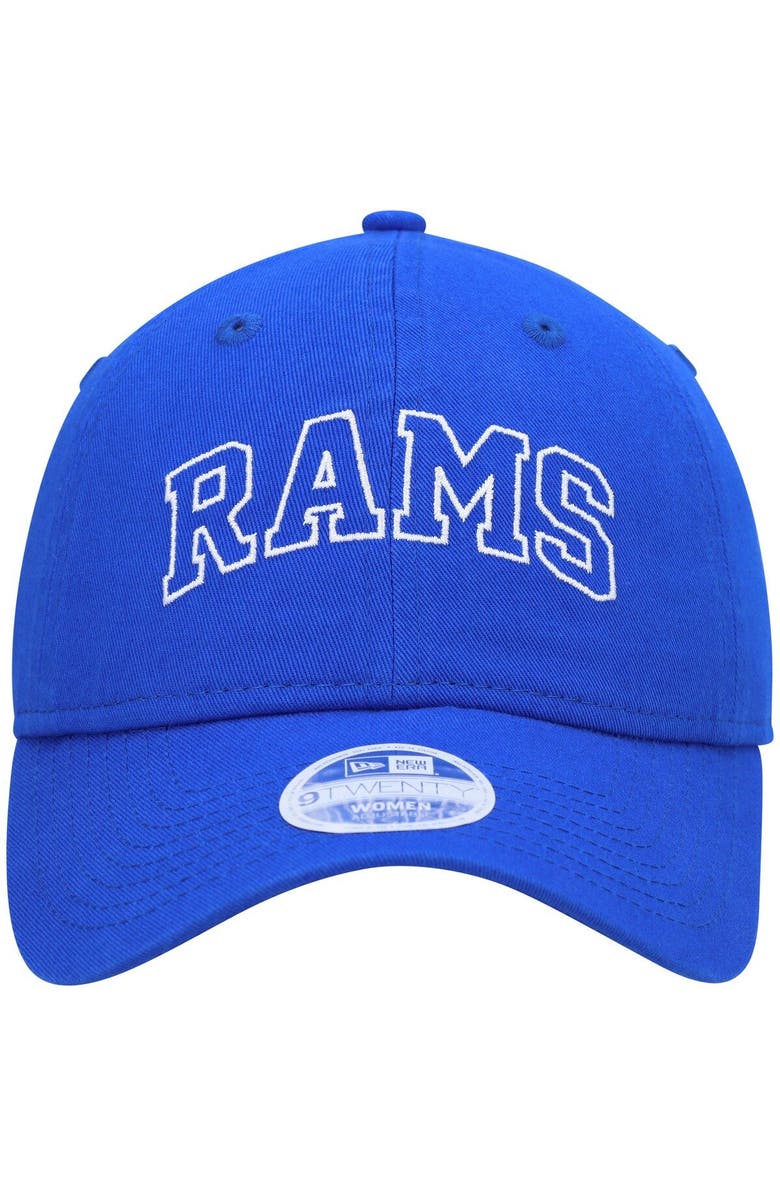 New Era Women's New Era Royal Los Angeles Rams Collegiate 9TWENTY Adjustable Hat, Alternate, color, 