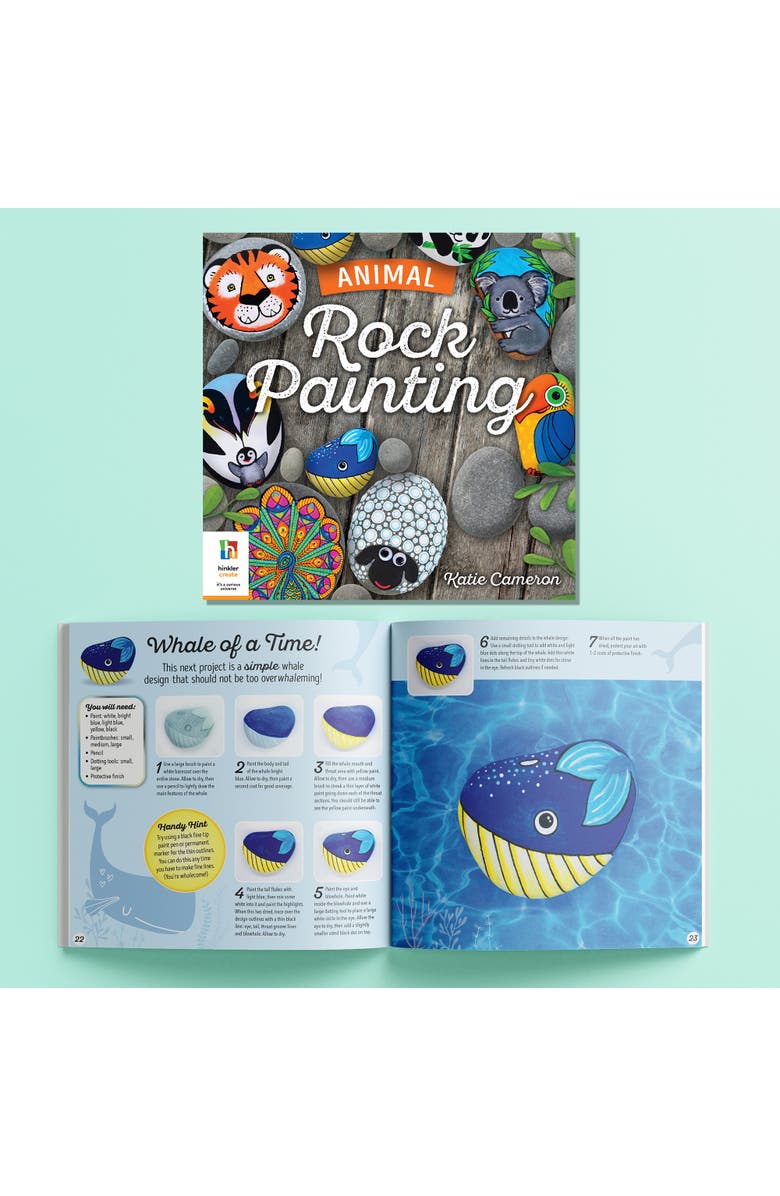 Craft Maker Hinkler DIY Animal Rock Painting Box Set, Alternate, color,