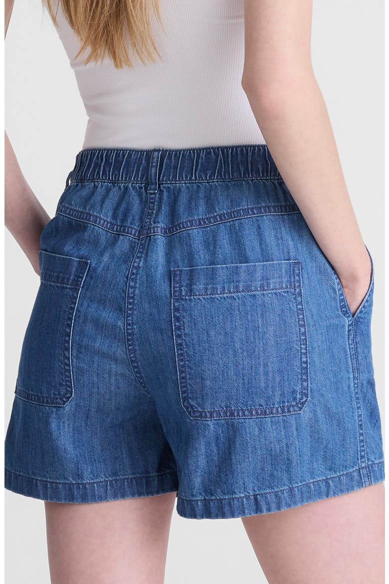 Zoe High Waist Shorts, Alternate, color, ULLMAN WASH