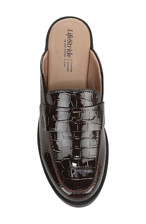 Lifestride London Penny Strap Mule In Brown