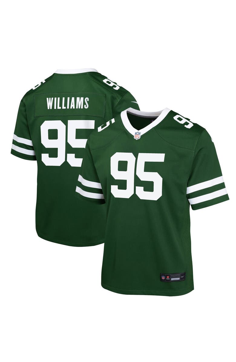 Nike Youth Nike Quinnen Williams Legacy Green New York Jets Game Jersey, Main, color, Green