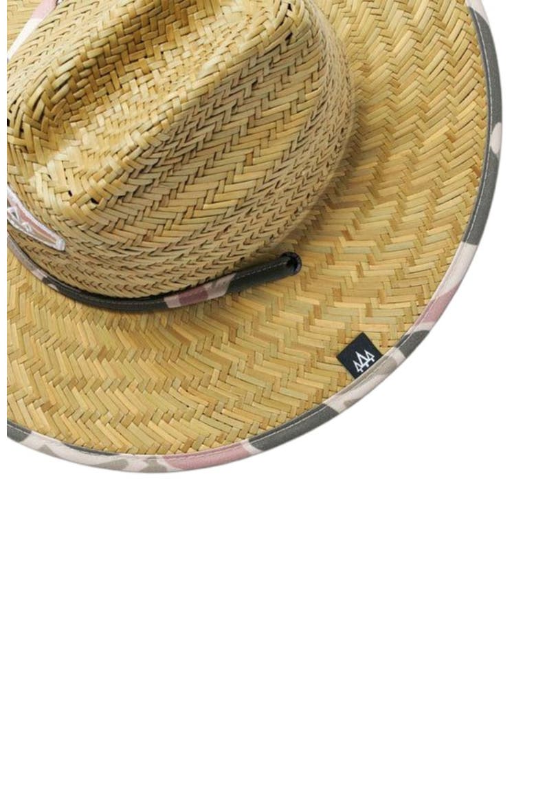 Willow Little Kids Straw Lifeguard Hat, Alternate, color, Pastel Camo