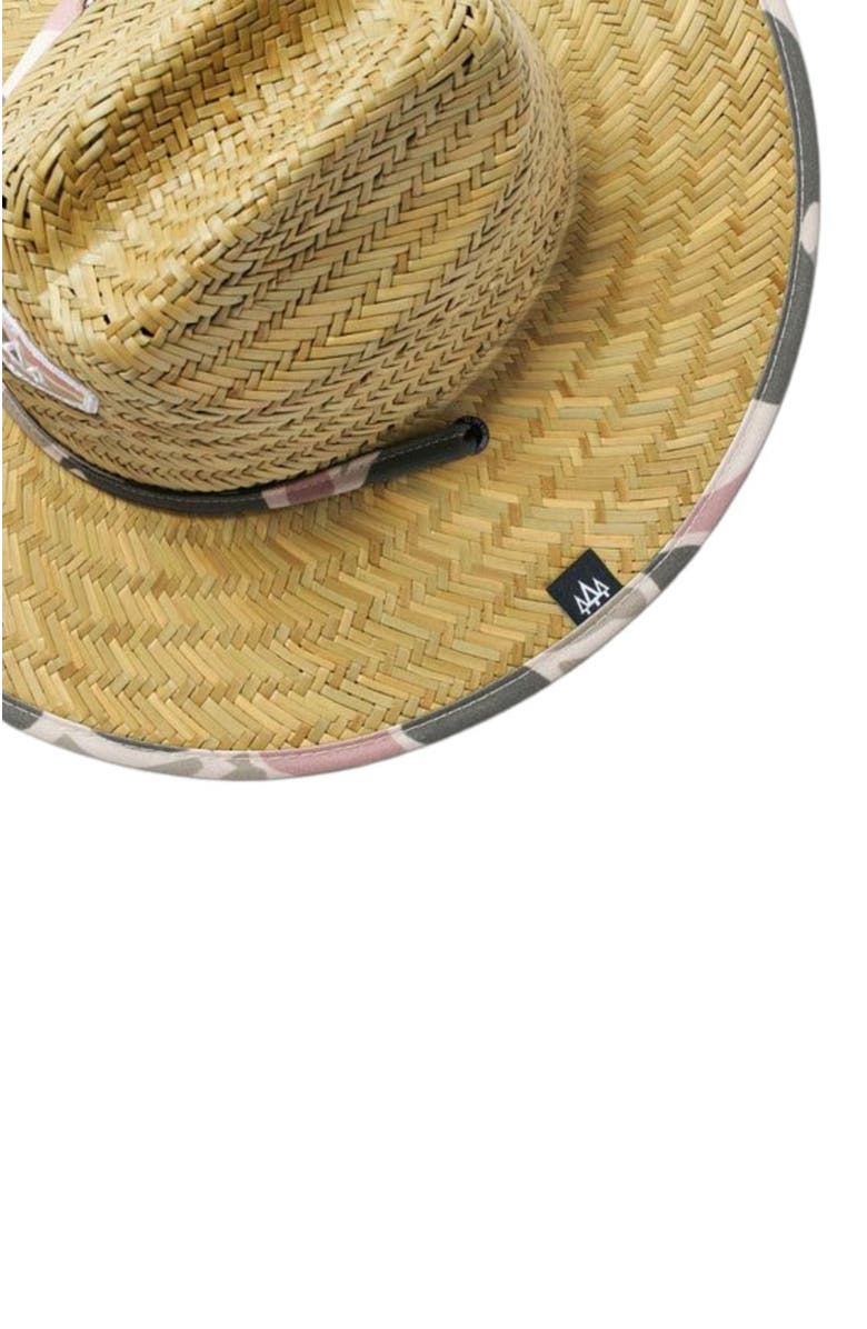 Hemlock Willow Little Kids Straw Lifeguard Hat, Alternate, color, Pastel Camo