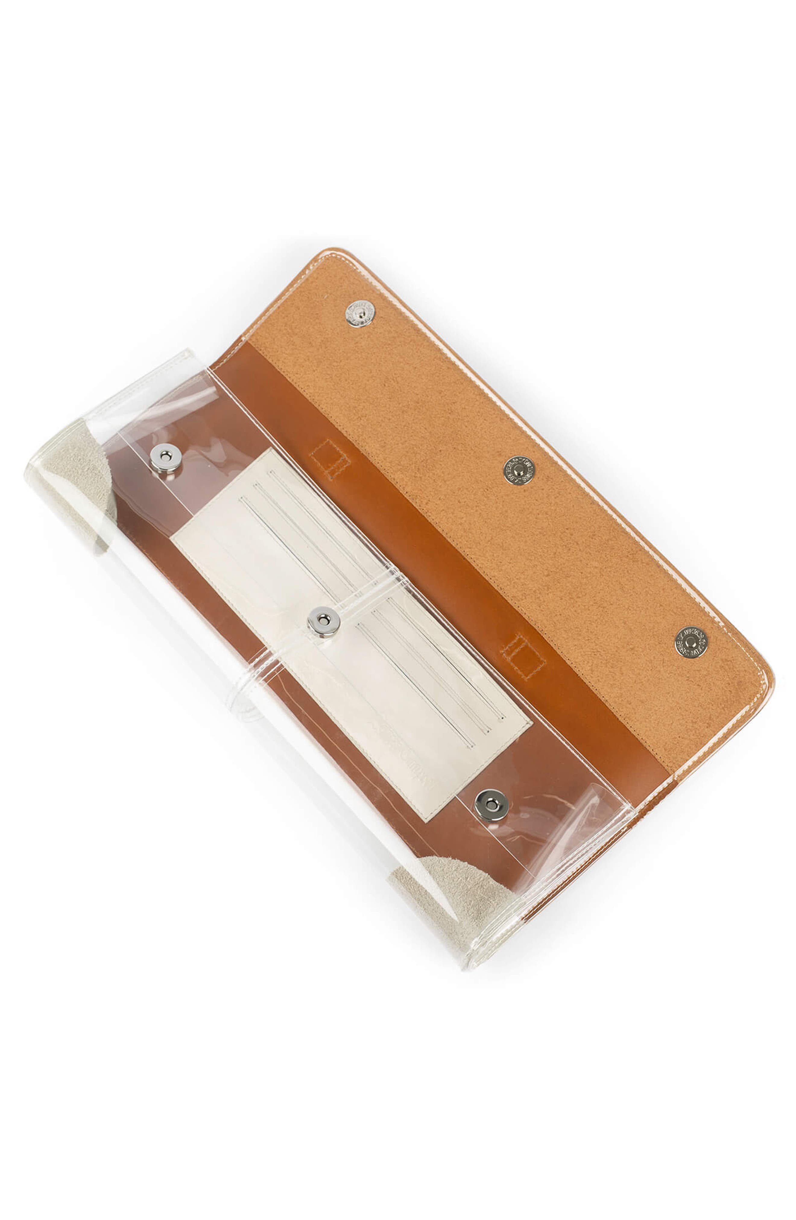 Jeffrey Campbell Lucudity Handbag, Alternate, color, Clear Beige Combo