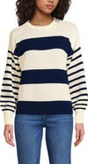 Lands' End Drifter Jersey Crewneck Sweater