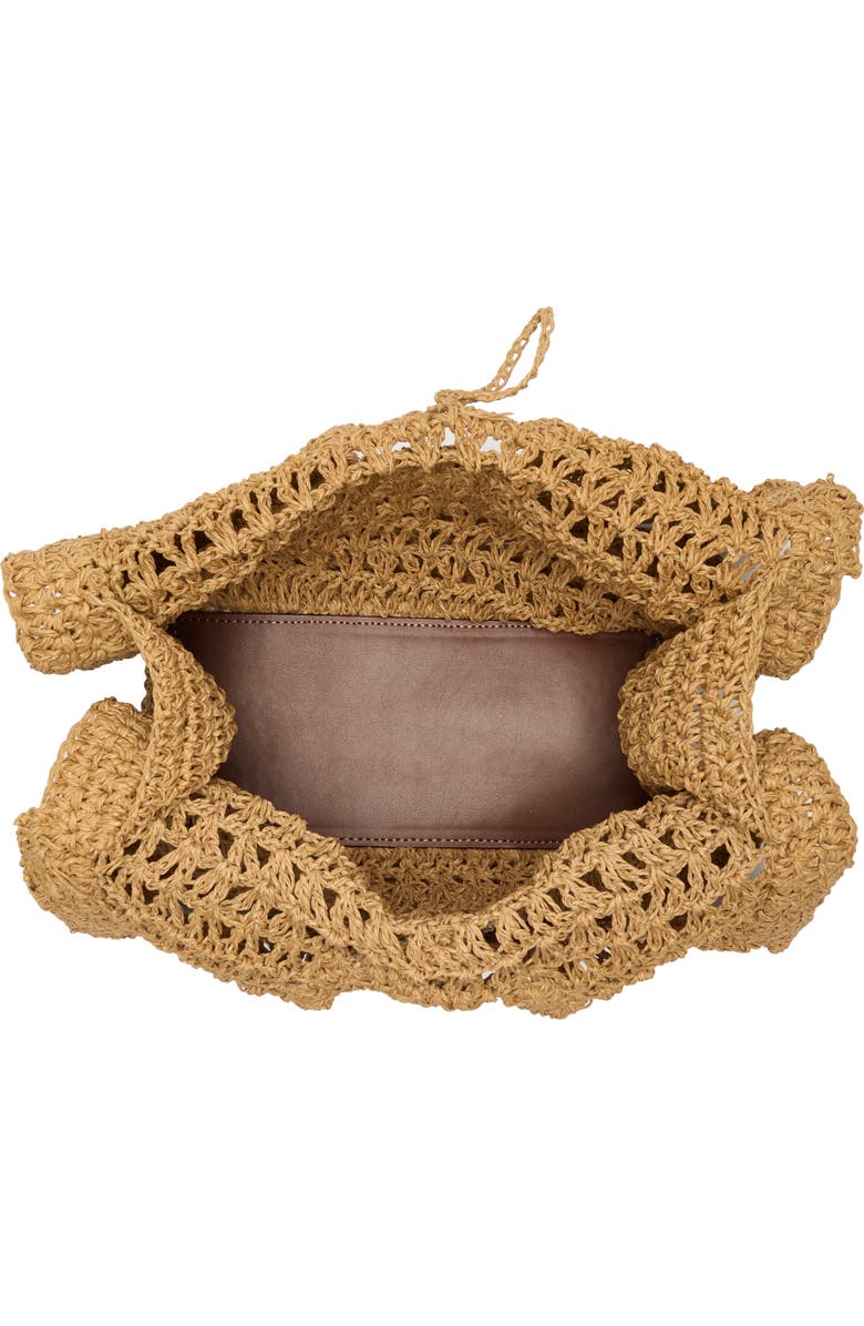 Collection XIIX Cutout Handle Square Handbag, Alternate, color, Dark Natural