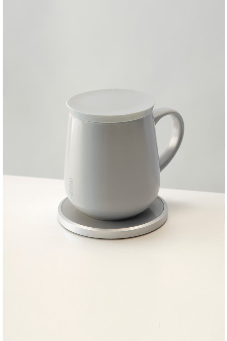 Ui Mug & Warmer Set, Alternate, color, GRAY