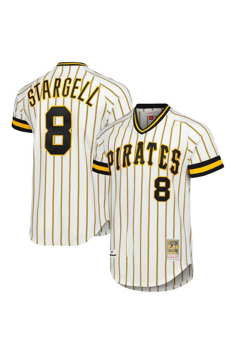 Men's Mitchell & Ness Willie Stargell White Pittsburgh Pirates Cooperstown Collection 1979 Authentic Jersey, Main, color, White
