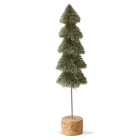 Large Light Green Sisal Tree Sculpture Holiday Decor
