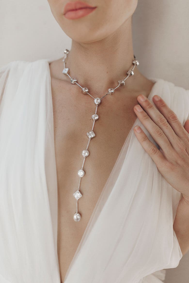 Tuscany Choker, Alternate, color, Silver