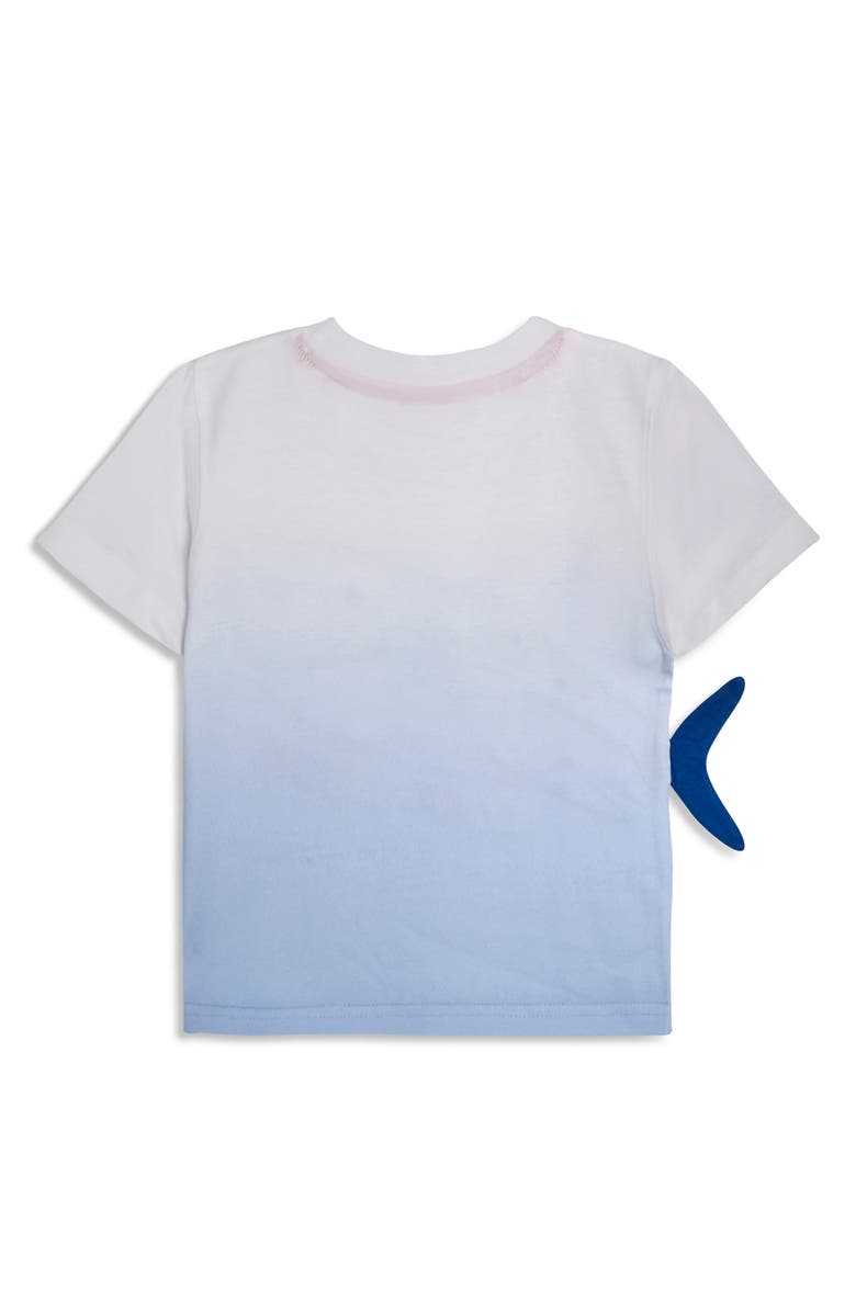 JOJO MAMAN BEBE Shark Appliqué Cotton T-Shirt & Shorts Set, Alternate, color, Blue