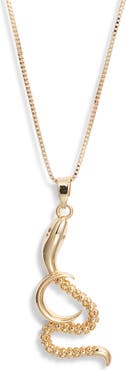Child of Wild Nyassa Crescent Snake Necklace