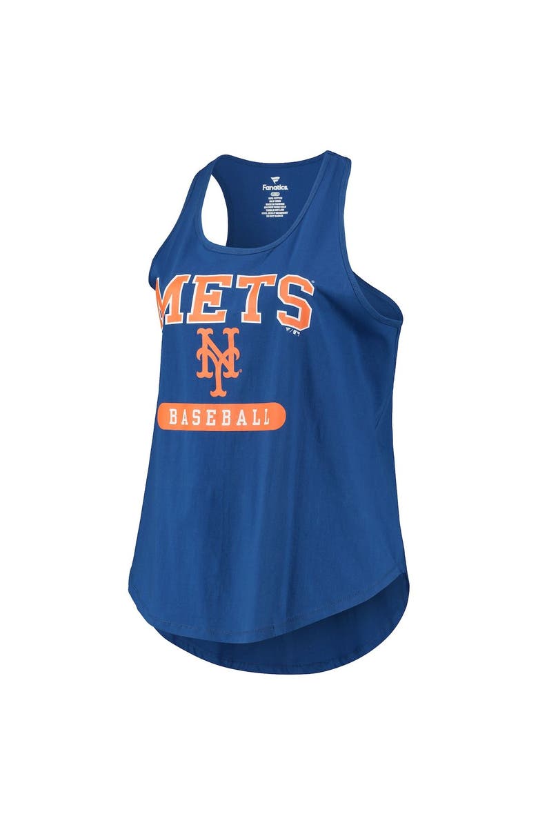 PROFILE Women's Royal New York Mets Plus Size Racerback Tank Top, Alternate, color, 