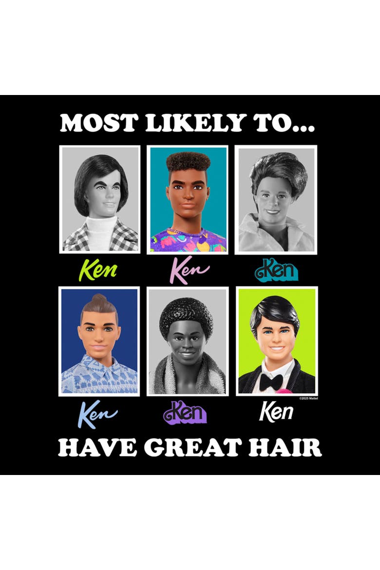 Boys' Ken Great Hair T-Shirt, Alternate, color, Black