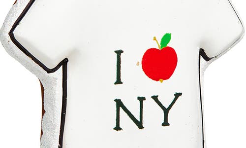 The Whitehurst Company New York T-shirt Glass Ornament In Multi