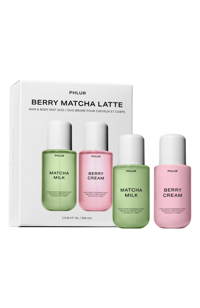 PHLUR Berry Matcha Hair & Body Mist Set $68 Value, Main, color, 