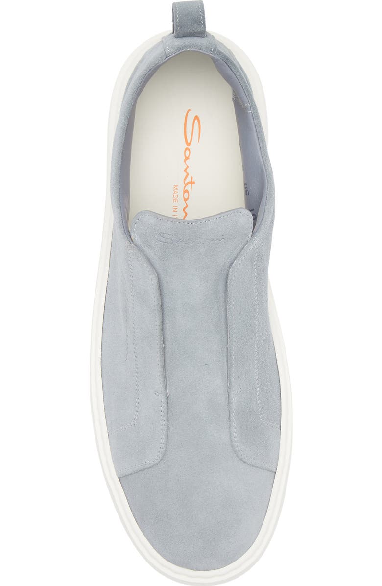Santoni Victor Sneaker, Alternate, color, Light Blue