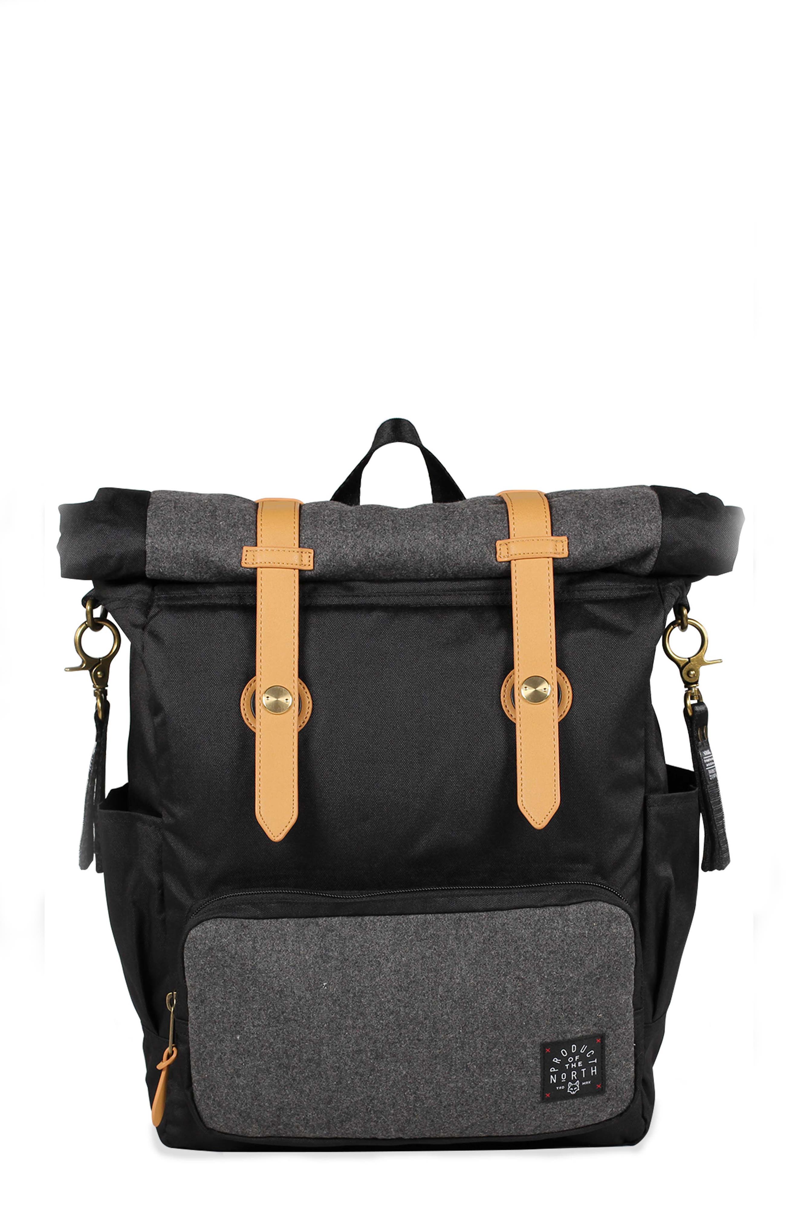 Product of the North Westin Rolldown Diaper Backpack, Main, color, 